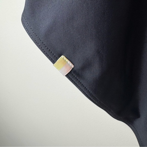 Summersalt Black High Neck Low Back Tie Waist One-piece Swimsuit Sz 22 - Picture 7 of 10